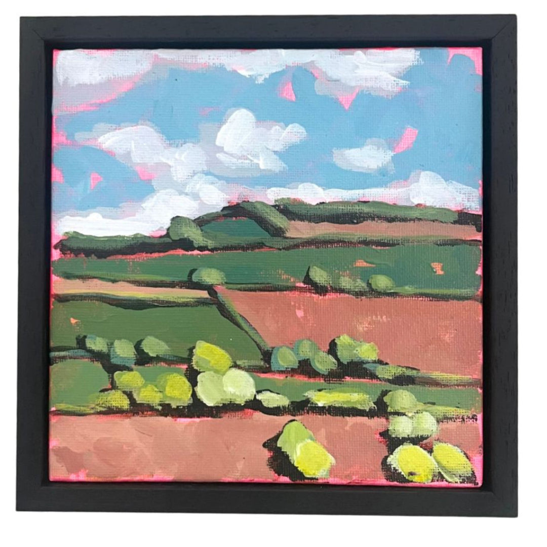 Landscape picture depicting hills.