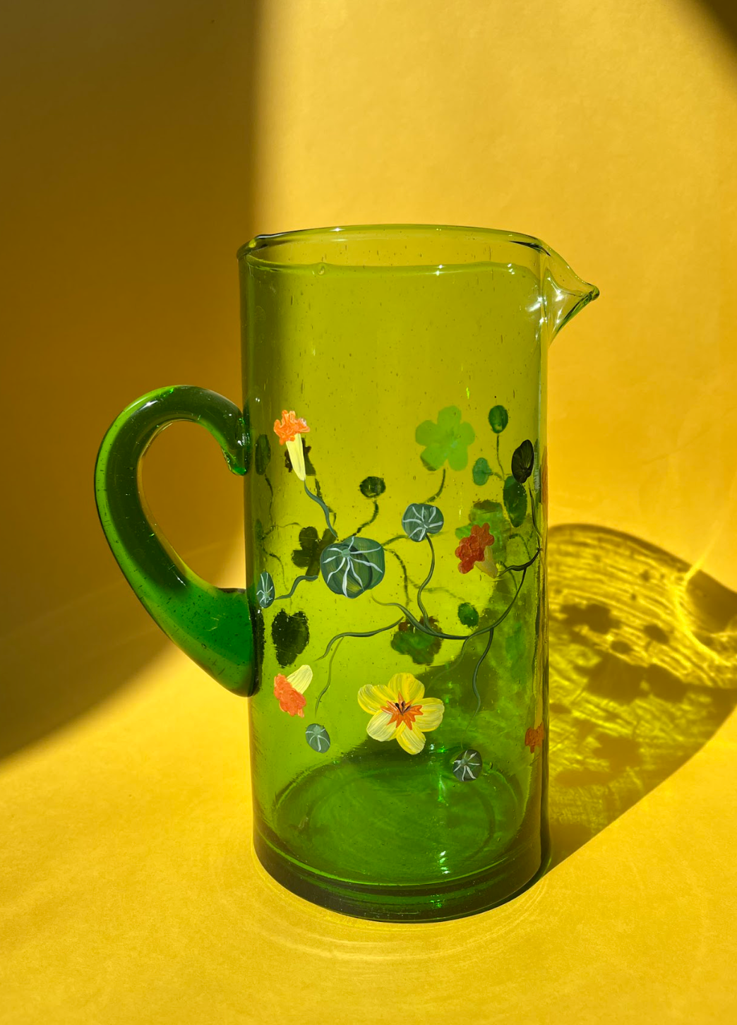 Green Nasturtium Jug