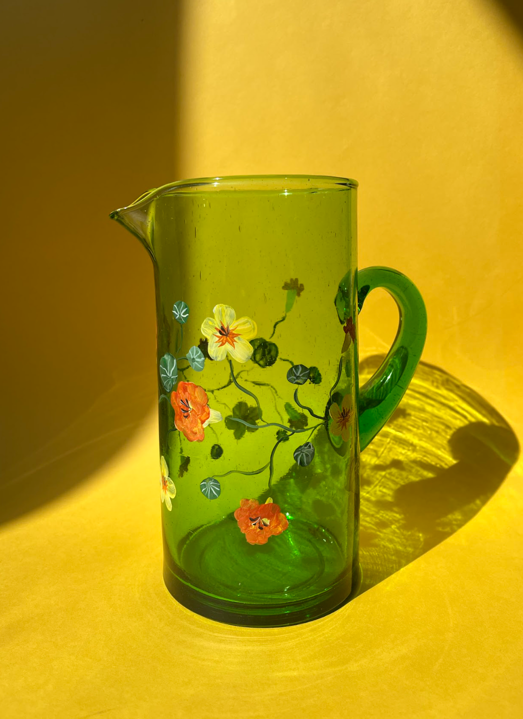 Green Nasturtium Jug