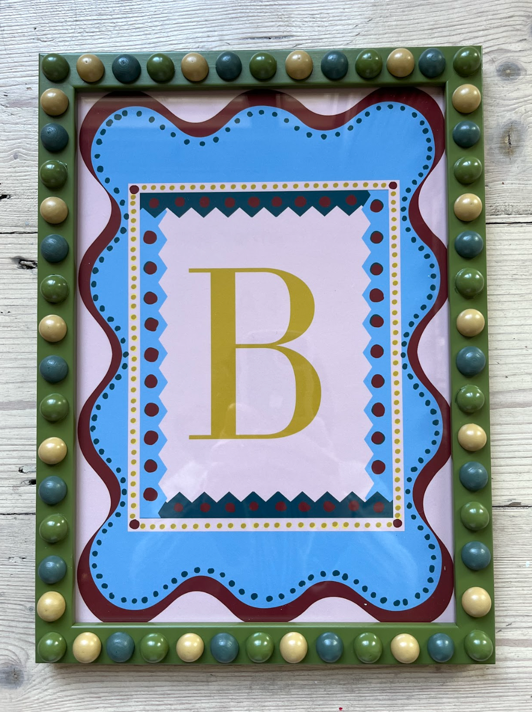 Meadow Thread Bobbin Picture Frame