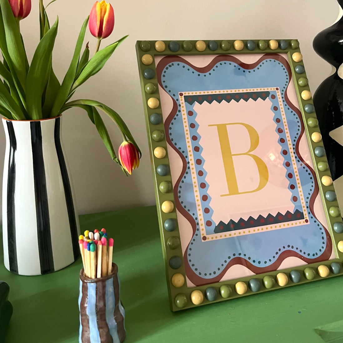 Meadow Thread Bobbin Picture Frame