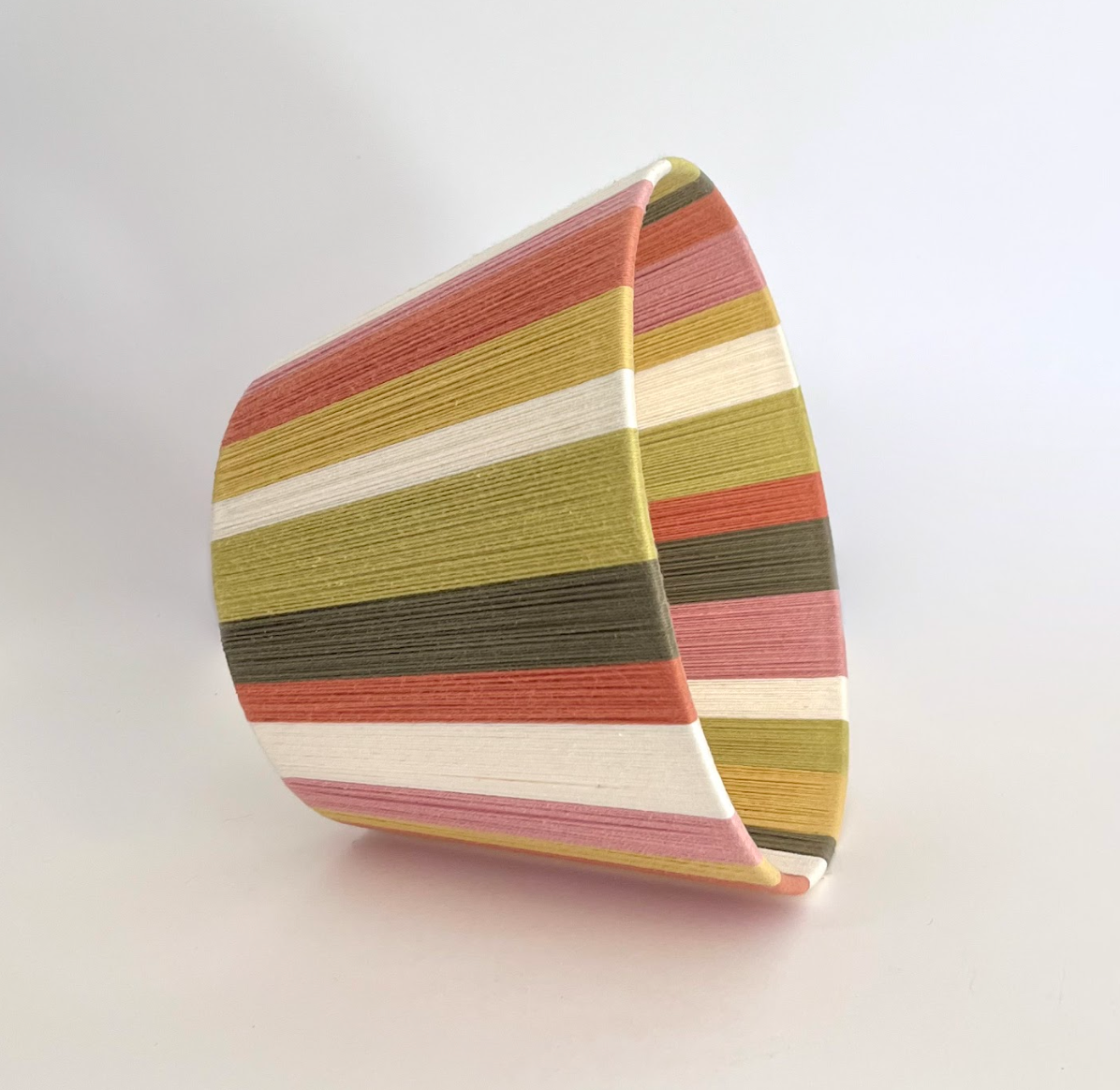 Sorbet Stripe Hand Spun Lampshade