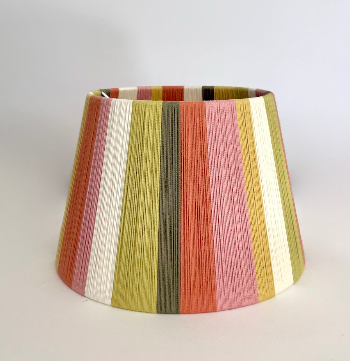Sorbet Stripe Hand Spun Lampshade