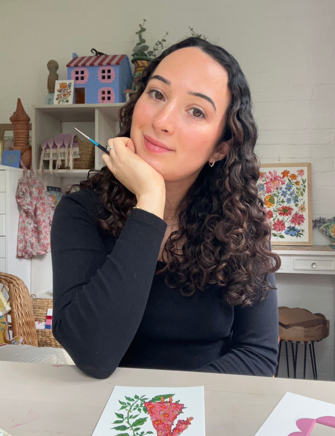 Artist Christina Ellamyah at The Forever Curates