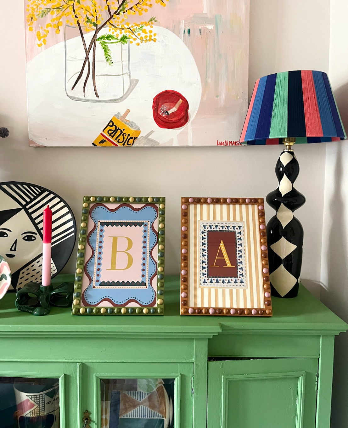 Meadow Thread Bobbin Picture Frame