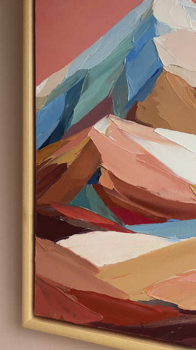 Detail shot of painting 