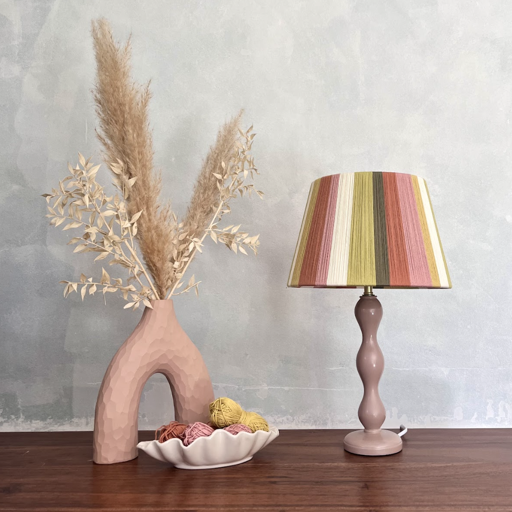 Sorbet Stripe Hand Spun Lampshade