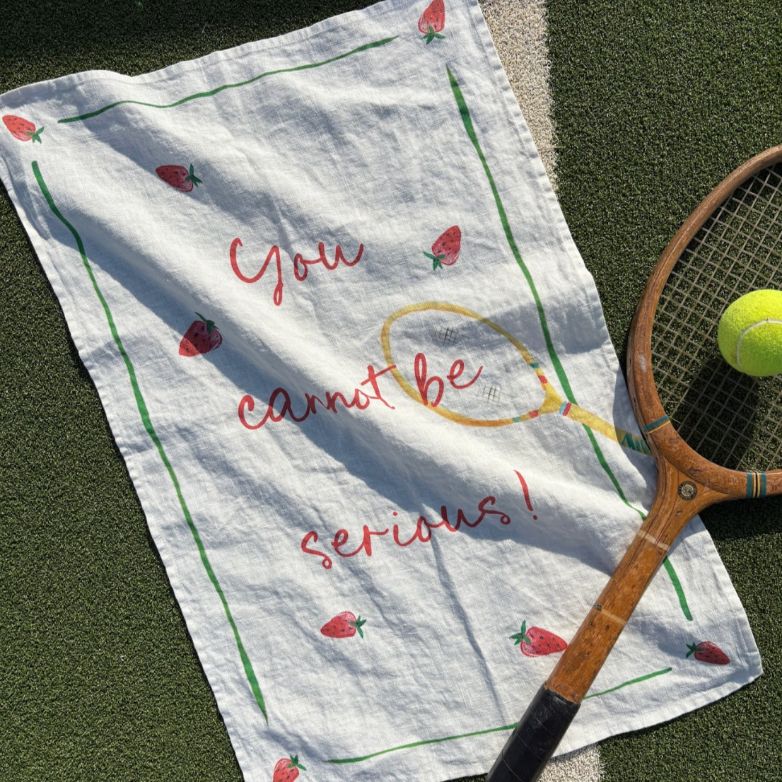 You Cannot Be Serious Teatowel